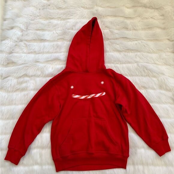 Dream Holiday Candy Cane Smile Hoodie (YM) - Picture 3 of 6